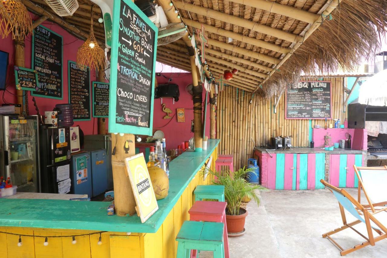 La Favela Pansiyon Gili Trawangan Dış mekan fotoğraf