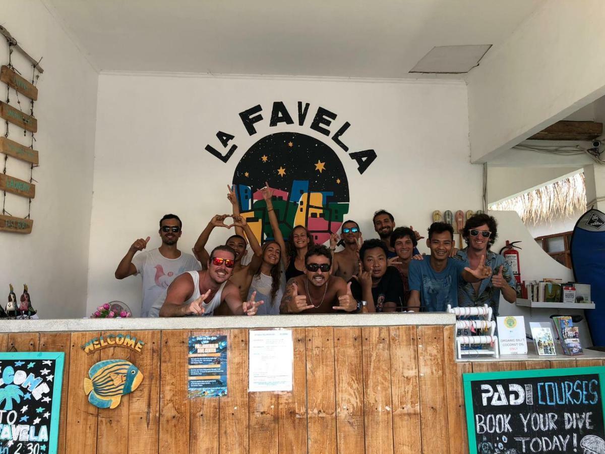 La Favela Pansiyon Gili Trawangan Dış mekan fotoğraf