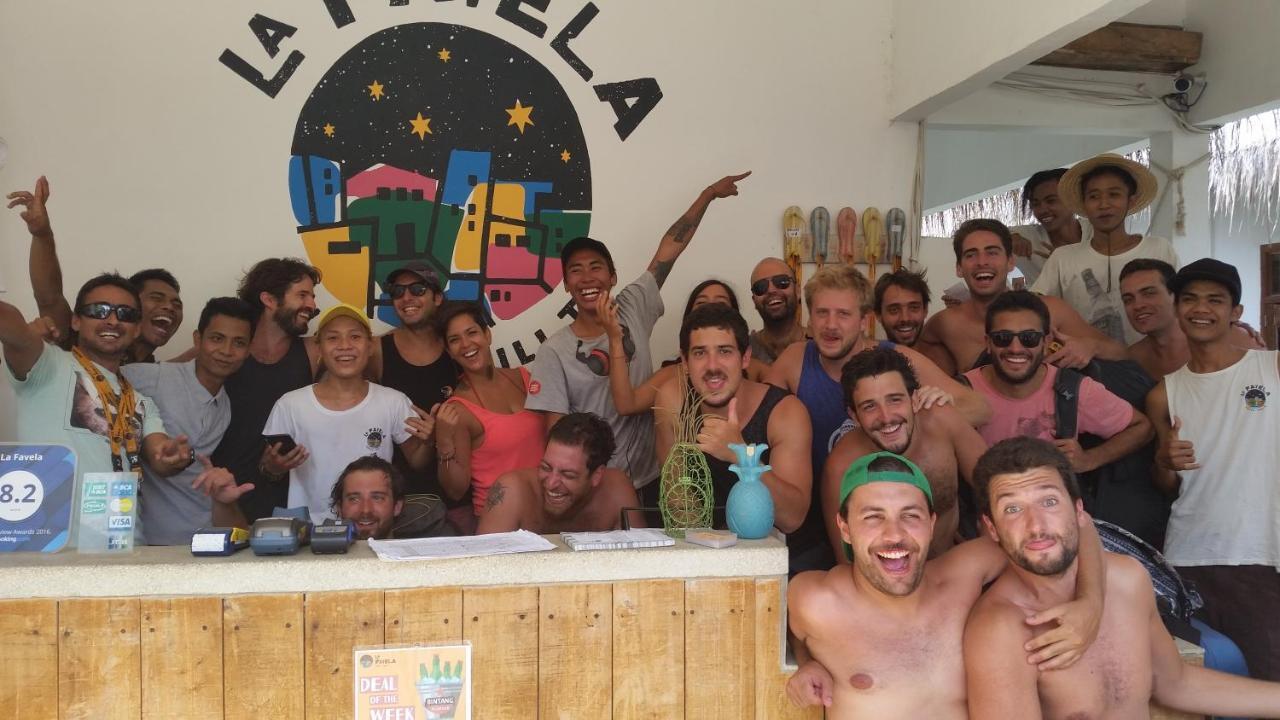 La Favela Pansiyon Gili Trawangan Dış mekan fotoğraf